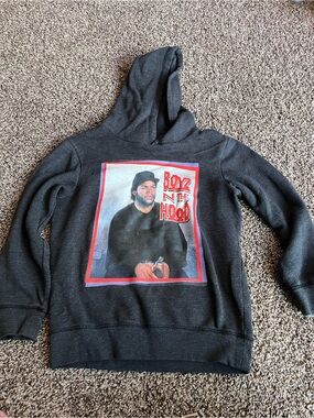 Cotton On Black Kids Boyz In Da Hood Graphic Hoodie